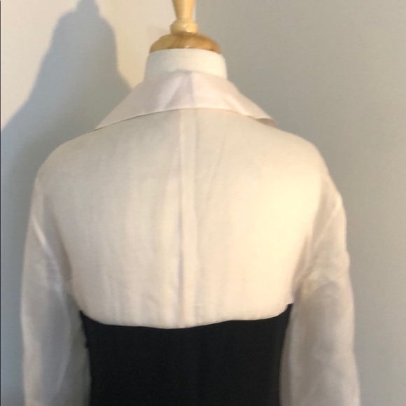 Gianfranco Ferre Studio sheer & black dress size M - Picture 4 of 9